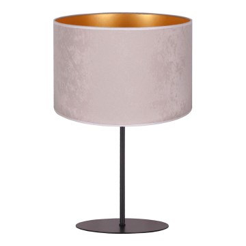 Duolla - Candeeiro de mesa ROLLER 1xE14/15W/230V diâmetro 20 cm cinzento/dourado