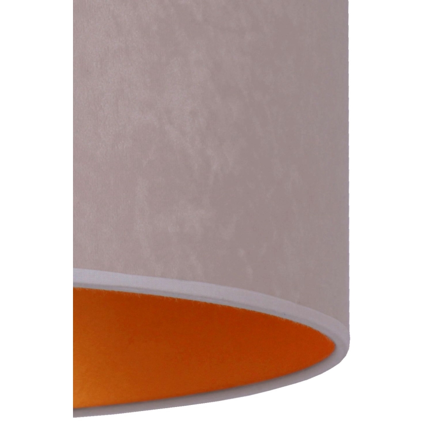 Duolla - Candeeiro de mesa ROLLER 1xE14/15W/230V diâmetro 20 cm cinzento/dourado