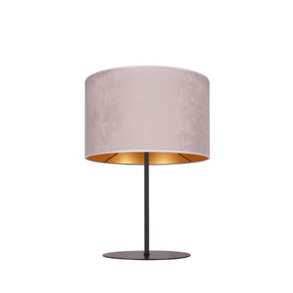 Duolla - Candeeiro de mesa ROLLER 1xE14/15W/230V diâmetro 20 cm cinzento/dourado
