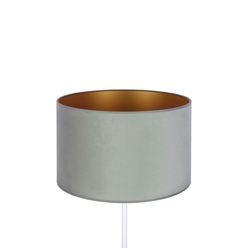 Duolla - Candeeiro de mesa ROLLER 1xE14/15W/230V diâmetro 20 cm verde claro/dourado