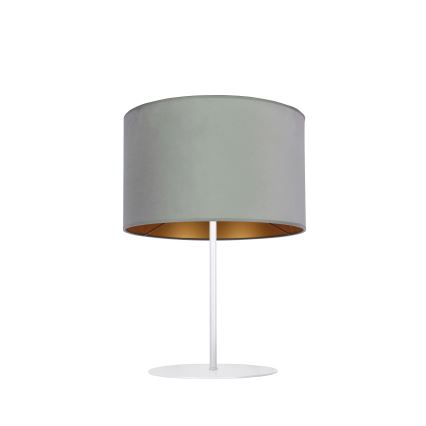 Duolla - Candeeiro de mesa ROLLER 1xE14/15W/230V diâmetro 20 cm verde claro/dourado