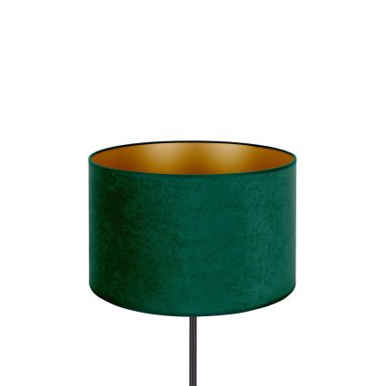 Duolla - Candeeiro de mesa ROLLER 1xE14/15W/230V diâmetro 20 cm verde escuro/dourado