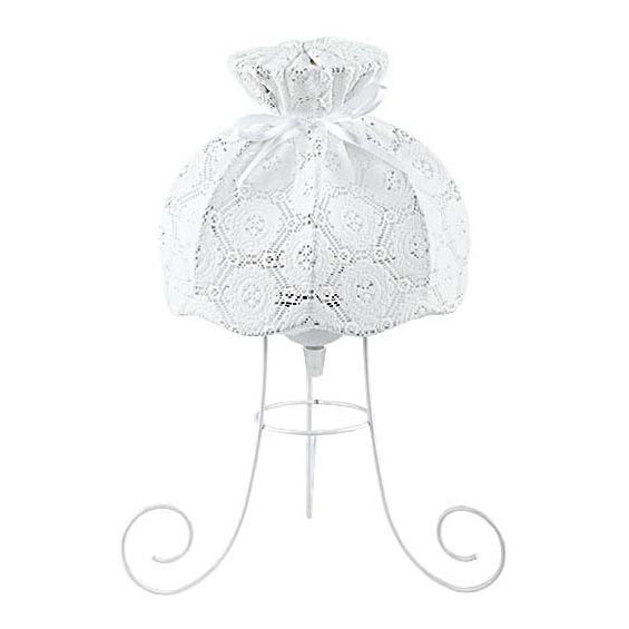 Duolla - Candeeiro de mesa SYMPHONY 1xE27/40W/230V diâmetro 28 cm branco
