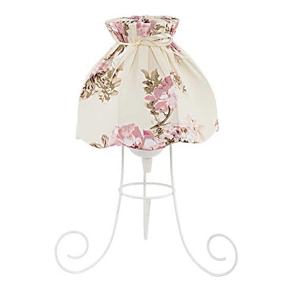 Duolla - Candeeiro de mesa VIOLIN 1xE27/40W/230V diâmetro 28 cm rosa