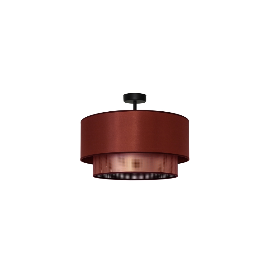 Duolla - Candeeiro integrado COPPER SHINY 1xE27/15W/230V diâmetro 45 cm cobre