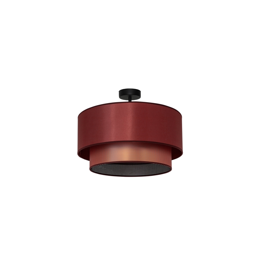 Duolla - Candeeiro integrado COPPER SHINY 1xE27/15W/230V diâmetro 45 cm cobre