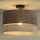 Duolla - Candeeiro integrado DOUBLE 1xE27/15W/230V diâmetro 40 cm castanho/cinzento