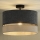 Duolla - Candeeiro integrado DOUBLE 1xE27/15W/230V diâmetro 40 cm cinzento