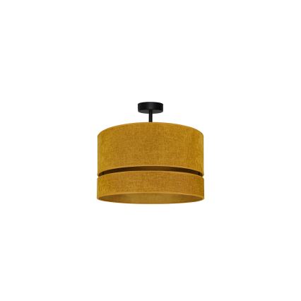Duolla - Candeeiro integrado DOUBLE 1xE27/15W/230V diâmetro 40 cm laranja