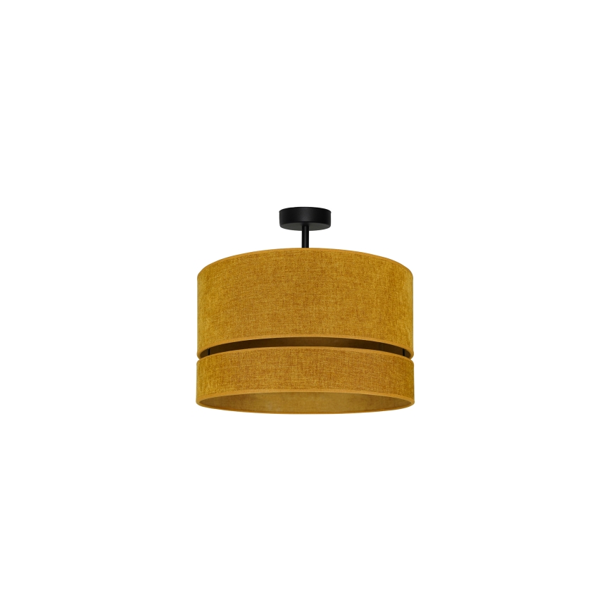 Duolla - Candeeiro integrado DOUBLE 1xE27/15W/230V diâmetro 40 cm laranja