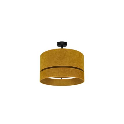 Duolla - Candeeiro integrado DOUBLE 1xE27/15W/230V diâmetro 40 cm laranja