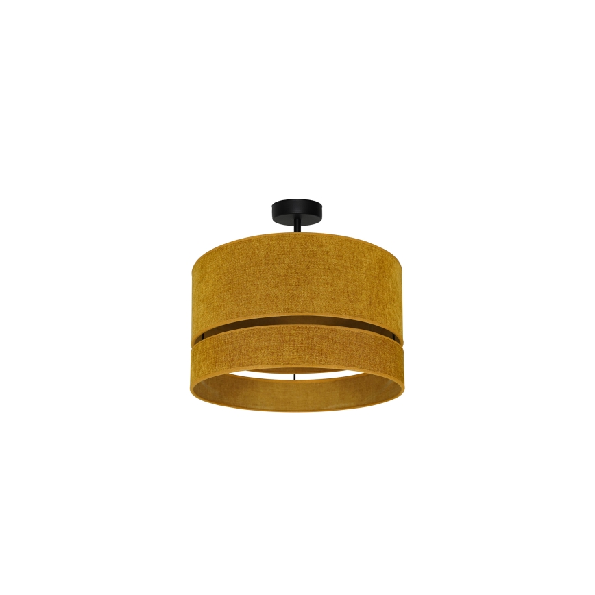 Duolla - Candeeiro integrado DOUBLE 1xE27/15W/230V diâmetro 40 cm laranja