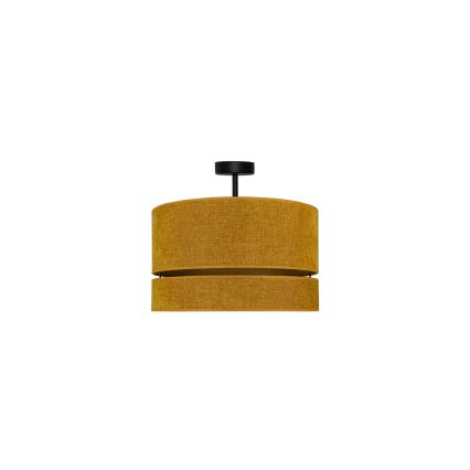 Duolla - Candeeiro integrado DOUBLE 1xE27/15W/230V diâmetro 40 cm laranja