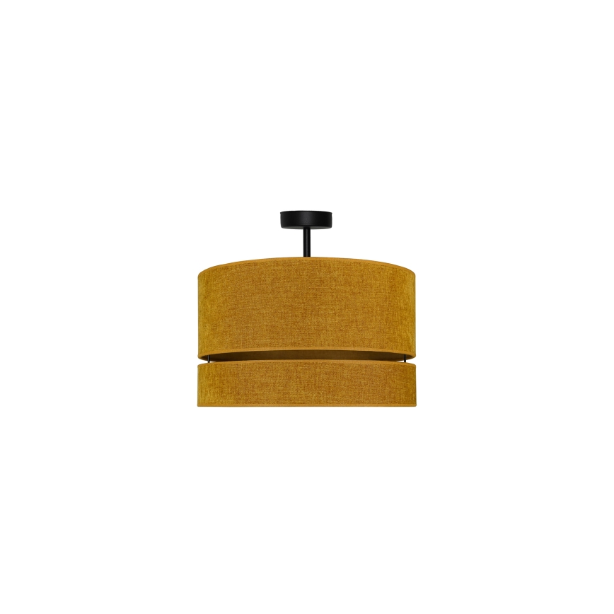Duolla - Candeeiro integrado DOUBLE 1xE27/15W/230V diâmetro 40 cm laranja
