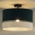Duolla - Candeeiro integrado DOUBLE 1xE27/15W/230V diâmetro 40 cm verde/cinzento