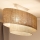 Duolla - Candeeiro integrado DOUBLE OVAL YUTE 2xE27/15W/230V castanho/creme