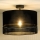 Duolla - Candeeiro integrado DOUBLE RATTAN 1xE27/15W/230V diâmetro 40 cm preto