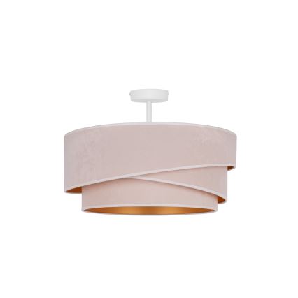 Duolla - Candeeiro integrado KOBO 1xE27/15W/230V diâmetro 45 cm creme