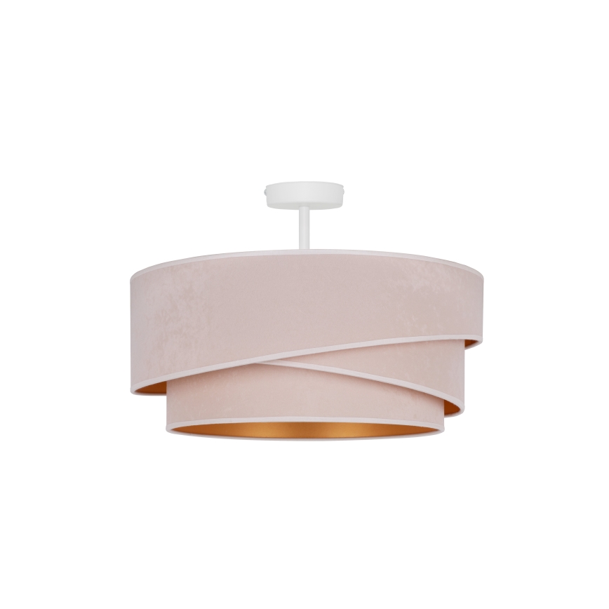 Duolla - Candeeiro integrado KOBO 1xE27/15W/230V diâmetro 45 cm creme
