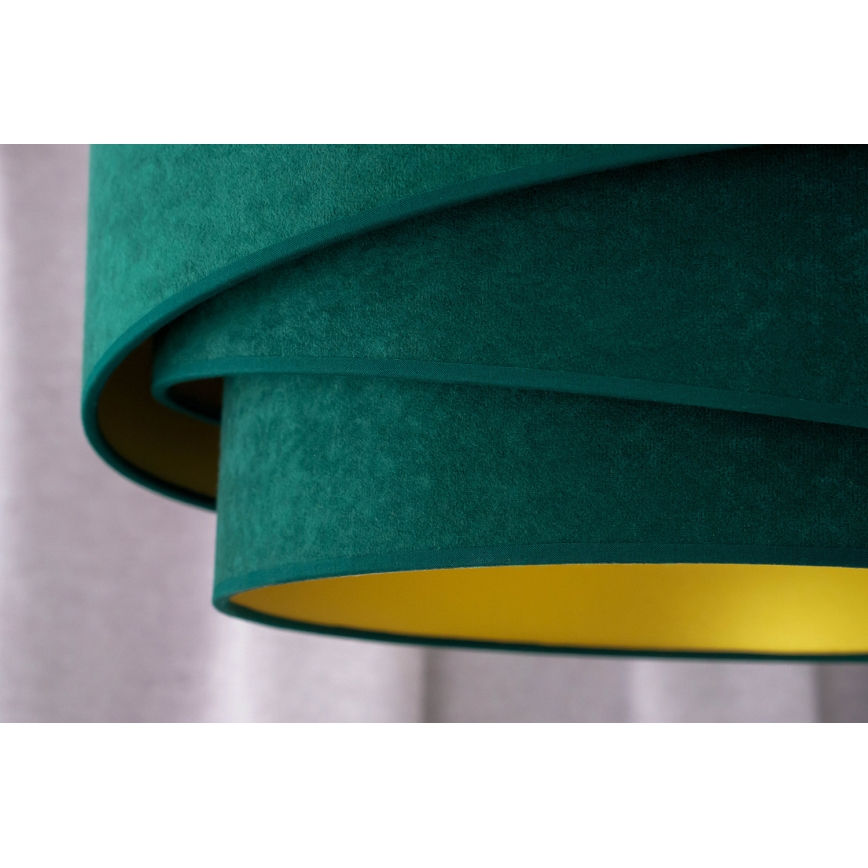 Duolla - Candeeiro integrado KOBO 1xE27/15W/230V diâmetro 45 cm verde
