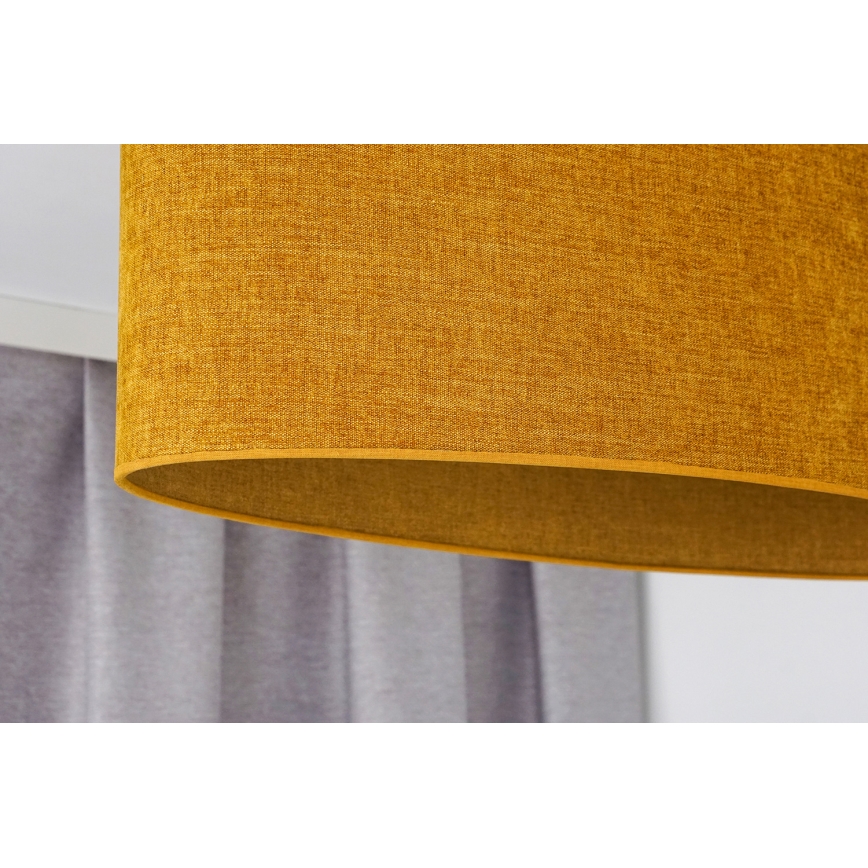 Duolla - Candeeiro integrado OVAL 1xE27/15W/230V castanho