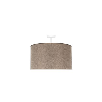 Duolla - Candeeiro integrado ROLLER ECO RECYCLING 1xE27/15W/230V diâmetro 45 cm castanho
