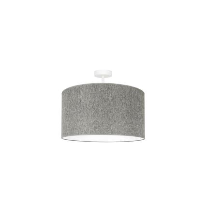 Duolla - Candeeiro integrado ROLLER ECO RECYCLING 1xE27/15W/230V diâmetro 45 cm cinzento