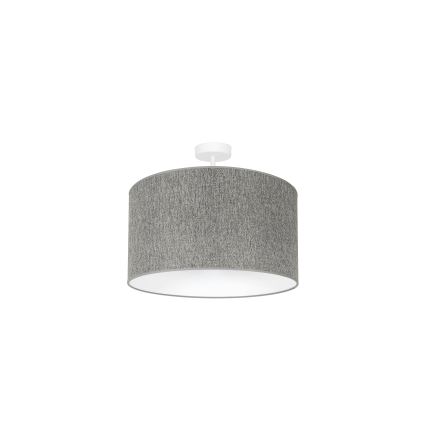 Duolla - Candeeiro integrado ROLLER ECO RECYCLING 1xE27/15W/230V diâmetro 45 cm cinzento