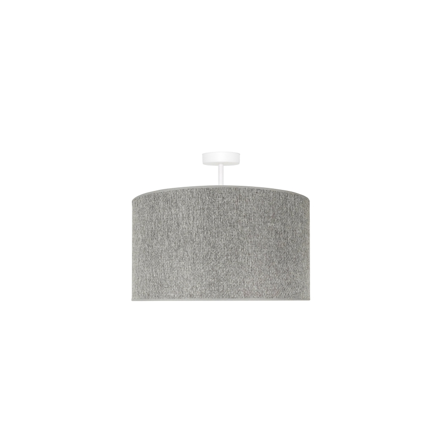 Duolla - Candeeiro integrado ROLLER ECO RECYCLING 1xE27/15W/230V diâmetro 45 cm cinzento