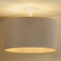 Duolla - Candeeiro integrado ROLLER ECO RECYCLING 1xE27/15W/230V diâmetro 45 cm creme