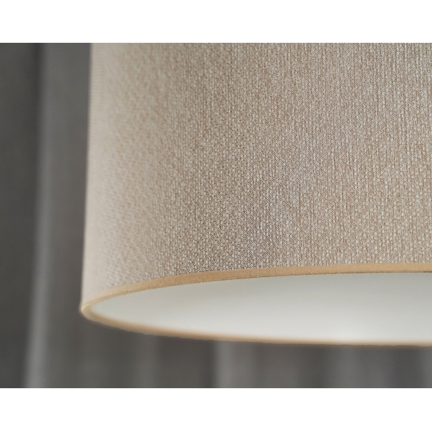 Duolla - Candeeiro integrado ROLLER ECO RECYCLING 1xE27/15W/230V diâmetro 45 cm creme