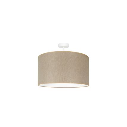 Duolla - Candeeiro integrado ROLLER ECO RECYCLING 1xE27/15W/230V diâmetro 45 cm creme