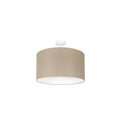 Duolla - Candeeiro integrado ROLLER ECO RECYCLING 1xE27/15W/230V diâmetro 45 cm creme