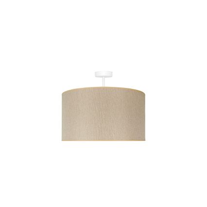 Duolla - Candeeiro integrado ROLLER ECO RECYCLING 1xE27/15W/230V diâmetro 45 cm creme