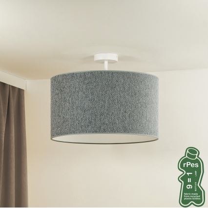 Duolla - Candeeiro integrado ROLLER ECO RECYCLING 1xE27/15W/230V diâmetro 45 cm verde