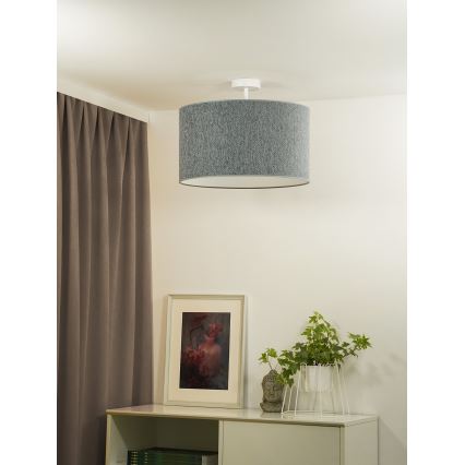 Duolla - Candeeiro integrado ROLLER ECO RECYCLING 1xE27/15W/230V diâmetro 45 cm verde