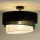 Duolla - Candeeiro integrado TRIO 1xE27/15W/230V diâmetro 45 cm preto/verde/branco
