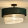 Duolla - Candeeiro integrado TRIO 1xE27/15W/230V diâmetro 45 cm verde/cinzento/branco