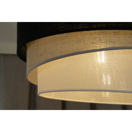 Duolla - Candeeiro integrado TRIO 1xE27/15W/230V diâmetro 45 cm verde/cinzento/branco