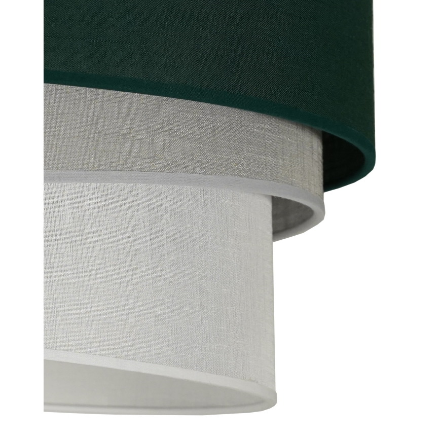 Duolla - Candeeiro integrado TRIO 1xE27/15W/230V diâmetro 45 cm verde/cinzento/branco