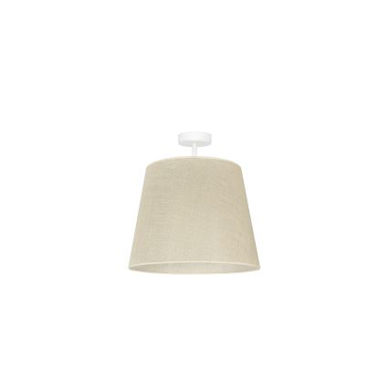 Duolla - Candeeiro integrado YUTE 1xE27/15W/230V diâmetro 38 cm cinzento