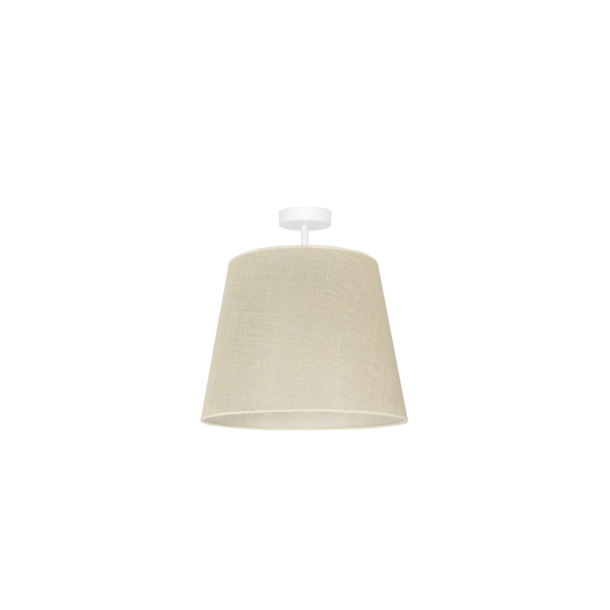Duolla - Candeeiro integrado YUTE 1xE27/15W/230V diâmetro 38 cm cinzento