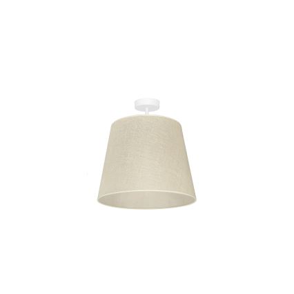Duolla - Candeeiro integrado YUTE 1xE27/15W/230V diâmetro 38 cm cinzento