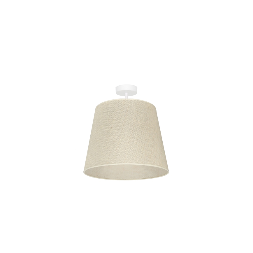 Duolla - Candeeiro integrado YUTE 1xE27/15W/230V diâmetro 38 cm cinzento