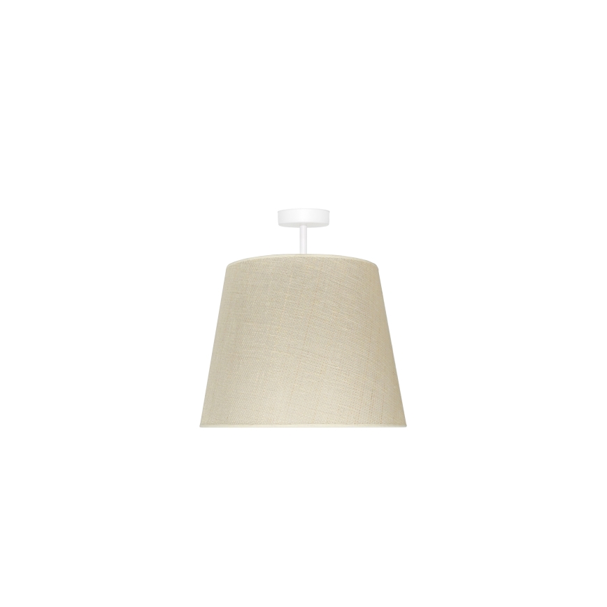 Duolla - Candeeiro integrado YUTE 1xE27/15W/230V diâmetro 38 cm cinzento