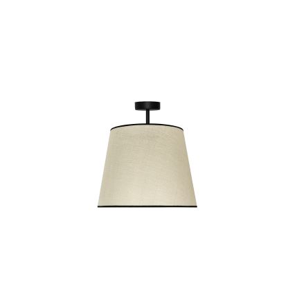 Duolla - Candeeiro integrado YUTE 1xE27/15W/230V diâmetro 38 cm cinzento/preto
