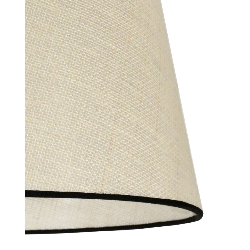 Duolla - Candeeiro integrado YUTE 1xE27/15W/230V diâmetro 38 cm cinzento/preto