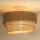 Duolla - Candeeiro integrado YUTE TRIO 3xE27/15W/230V diâmetro 60 cm castanho/cinzento/bege