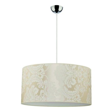 Duolla - Candeeiro suspenso ALTO 1xE27/40W/230V diâmetro 45 cm bege