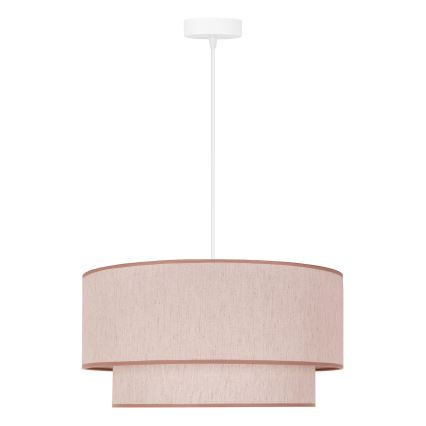 Duolla - Candeeiro suspenso BOHO 1xE27/40W/230V diâmetro 45 cm bege